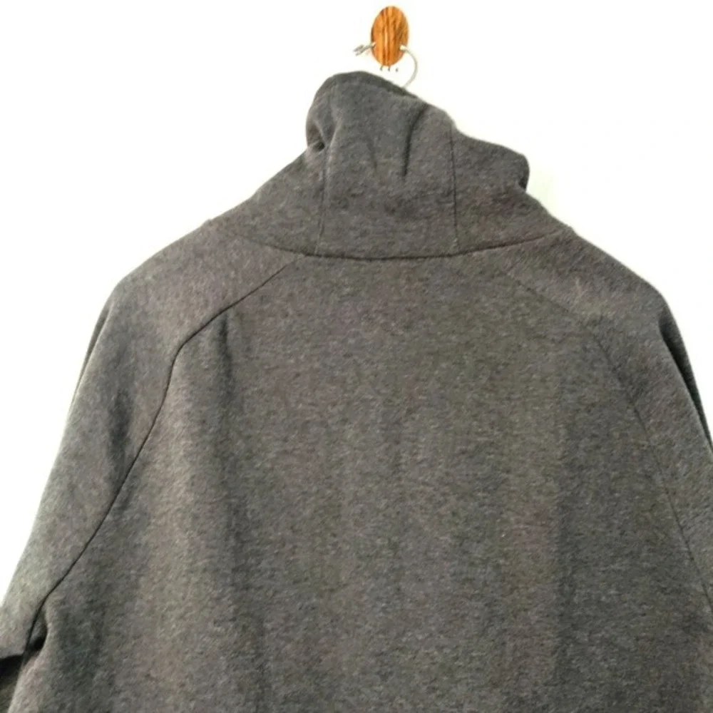 Don't Get It Twisted Men L Gray Outdoor Pullover Cowl Neck Sweatshirt Art 2 Wear